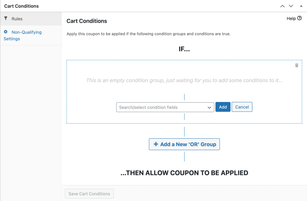 高级优惠券购物车条件 - 高级优惠券 Advanced Coupons Cart Conditions
