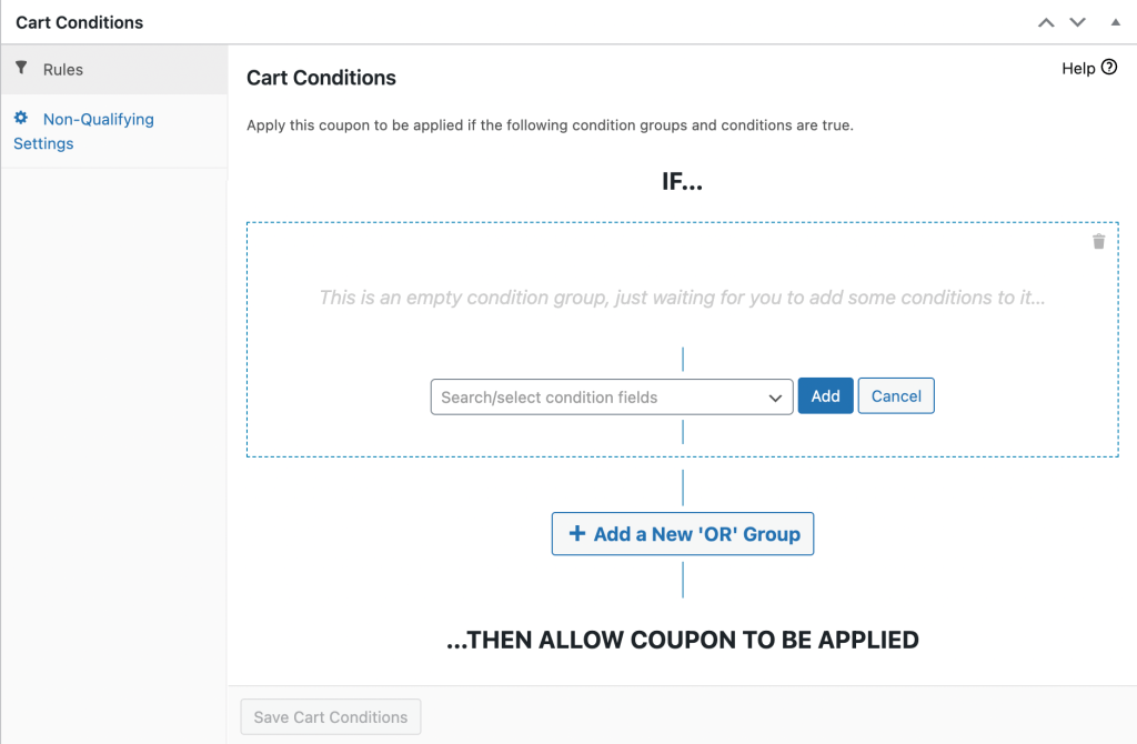 Advanced Coupons Cart Conditions