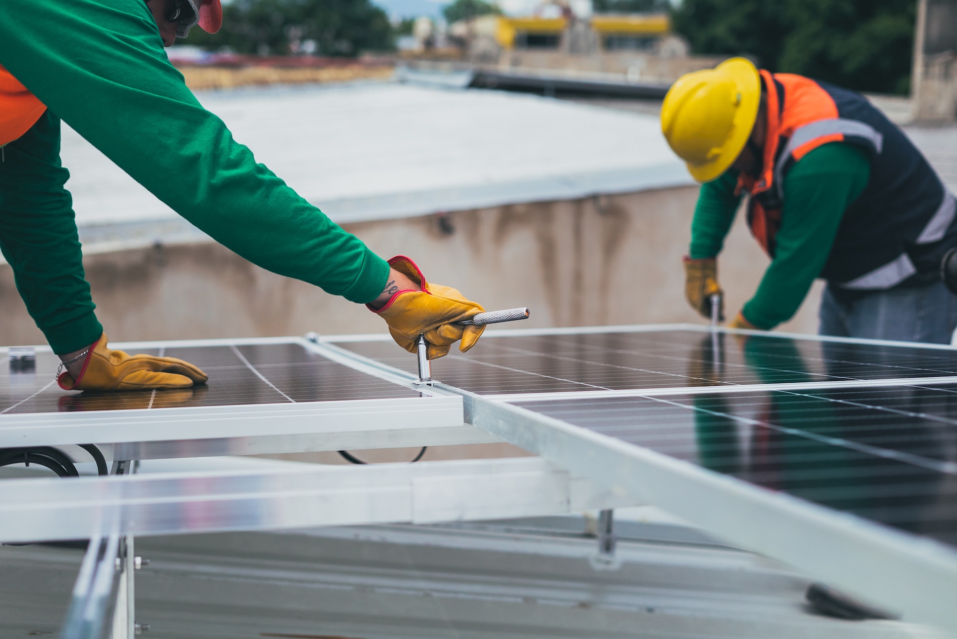 Conserto de painéis solares
