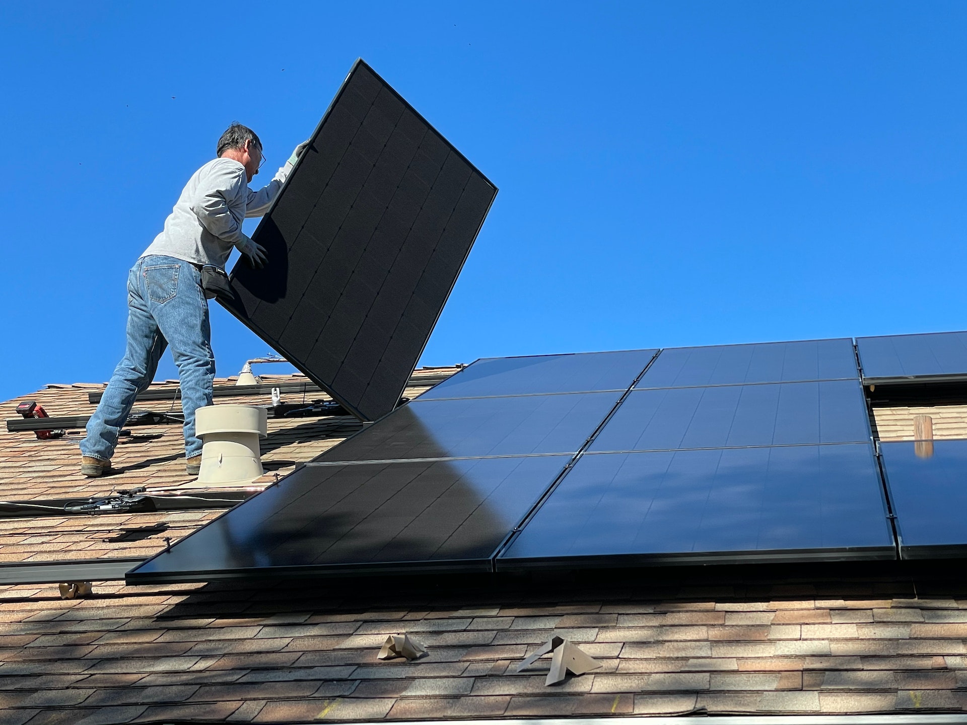 instalação de paineis solares