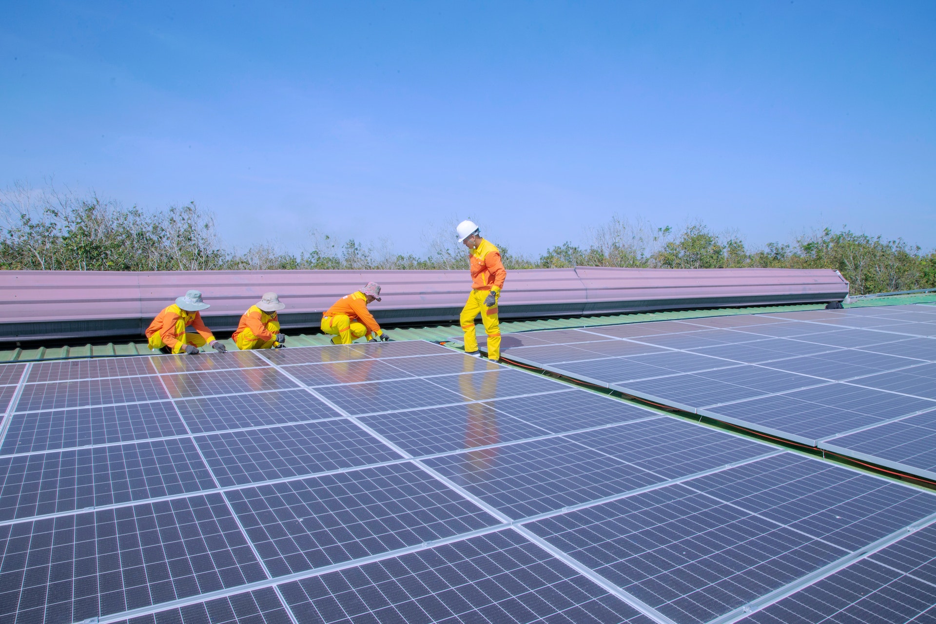 Manutenção de painéis solares