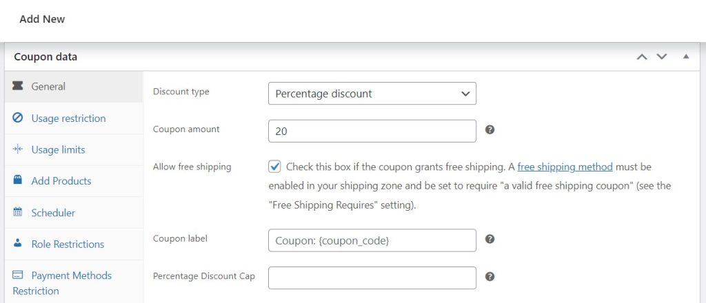 kupon verileri - Gelişmiş Kuponlar Coupon data for seasonal promotions