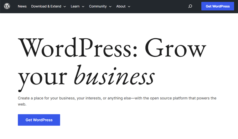 แพลตฟอร์ม WordPress.org - เว็บไซต์มีค่าใช้จ่ายเท่าไร