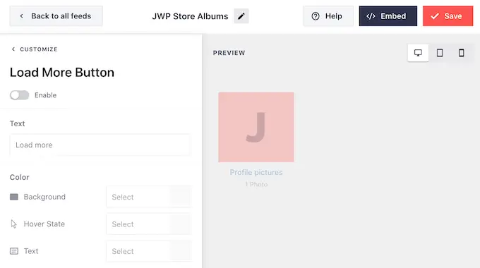 Menghapus tombol 'Muat Lainnya' dari album Facebook tersemat Removing the 'Load More' button from embedded Facebook albums