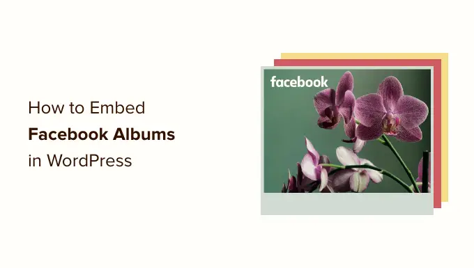 Cara menyematkan album Facebook di WordPress How to embed Facebook albums in WordPress