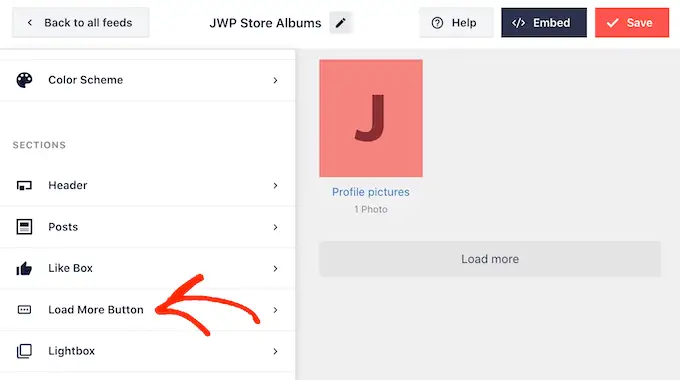 Menambahkan tombol 'Muat Lebih Banyak' ke umpan foto Facebook khusus di WordPress Adding a 'Load More' button to a custom Facebook photos feed in WordPress