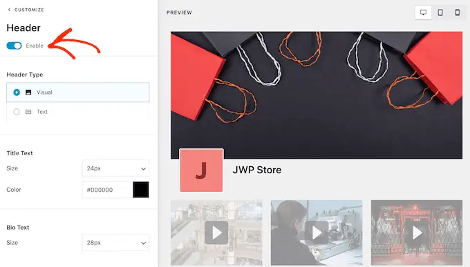 Entfernen des Facebook-Headers aus einer WordPress-Einbettung Removing the Facebook header from a WordPress embed