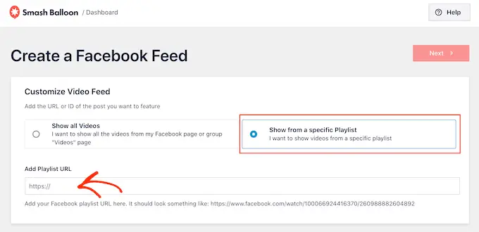 Hinzufügen einer Facebook-Playlist zu WordPress Adding a Facebook playlist to WordPress