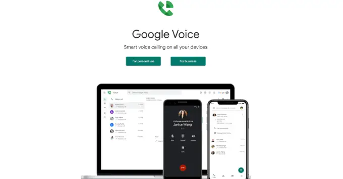 La voix de Google Google voice