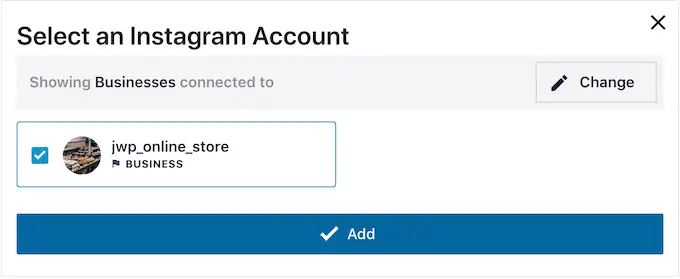 Adicionando uma fonte de imagem comprável a um site WordPress Adding a shoppable image source to a WordPress website