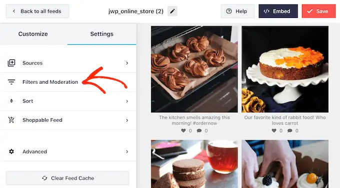 Filtrando fotos e vídeos compráveis do Instagram usando uma hashtag Filtering shoppable Instagram photos and videos using a hashtag