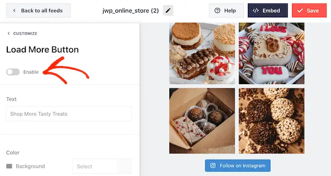 Como remover o botão Carregar mais de um feed de fotos de mídia social no WordPress How to remove the Load More button from a social media photo feed in WordPress