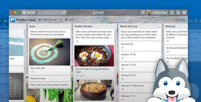 أفضل تطبيقات الإنتاجية: Trello