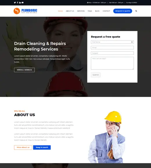 Zakra Tesisatçı En İyi Ücretsiz WordPress Temaları