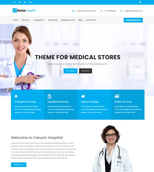 Better Health En İyi Ücretsiz WordPress Temaları