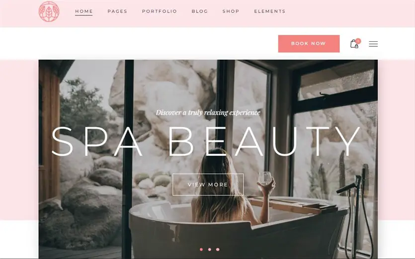 wordpress 的 Oaza Spa 主题
