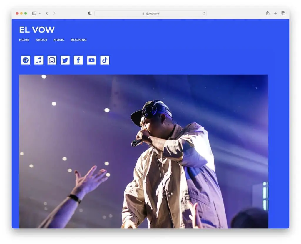 sitio web del cantante el voto