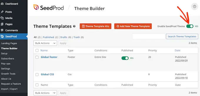 Özel bir WordPress teması nasıl etkinleştirilir How to enable a custom WordPress theme