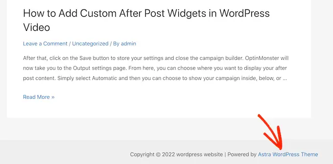 Astra alt bilgi sorumluluk reddi The Astra footer disclaimer