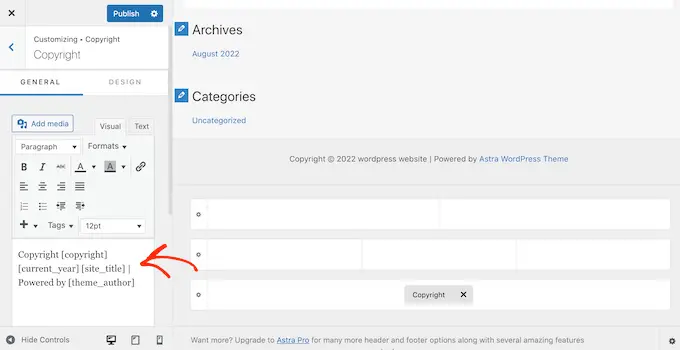 'WordPress tarafından desteklenmektedir' sorumluluk reddi beyanı nasıl kaldırılır How to remove the 'powered by WordPress' disclaimer