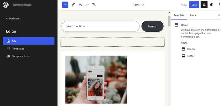 Tam Site Düzenleme Bir WordPress Temasını Özelleştirme