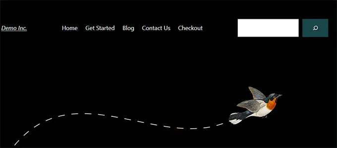 Pratinjau formulir pencarian Search form preview