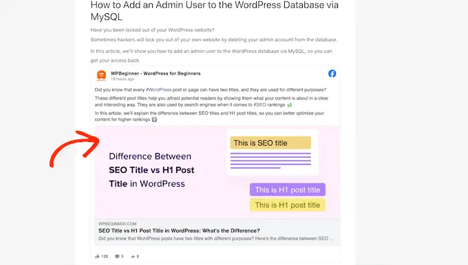 嵌入 WordPress 網站的 Instagram 帖子 An instagram post, embedded in a WordPress website