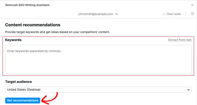 Usando el asistente de escritura SEO en WordPress Using the SEO Writing Assistant in WordPress