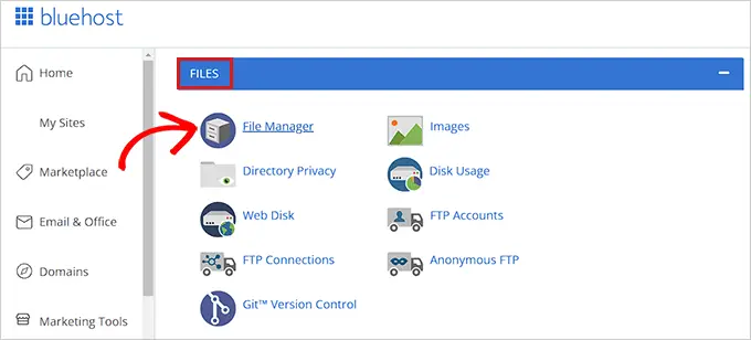 click-at-file-manager Click at the file manager