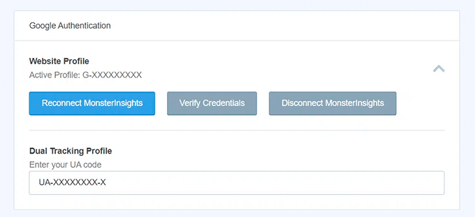 MonsterInsights Dual Tracking GA v4 MonsterInsights Dual Tracking GA v4