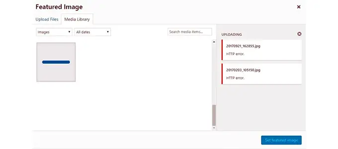 HTTP 画像アップロード エラー HTTP image upload error