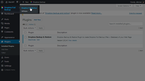 Backup și restaurare Dropbox - Backup complet Dropbox