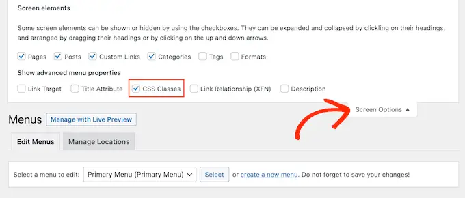 カスタム CSS クラスを Web サイトに追加する Add custom CSS classes to your website