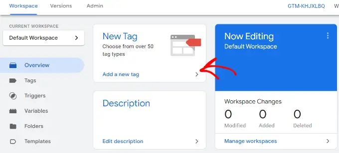 สร้างแท็กใหม่ Create a new tag