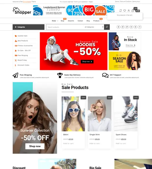 Démo du thème Envo Shopper
