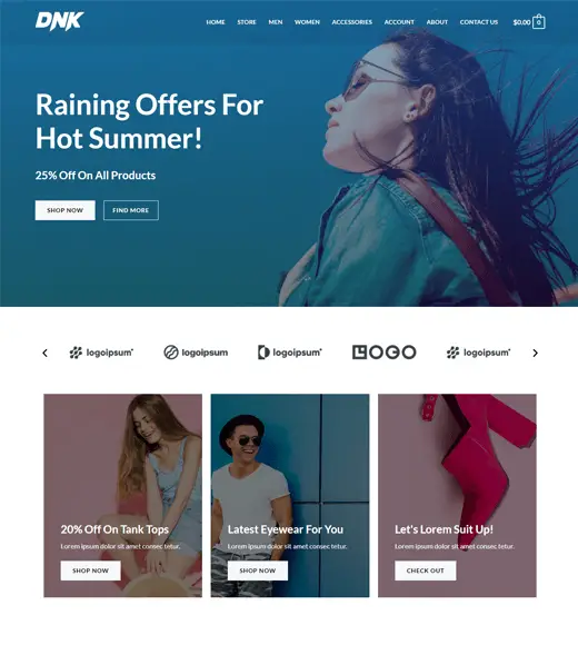Thème WooCommerce gratuit Astra