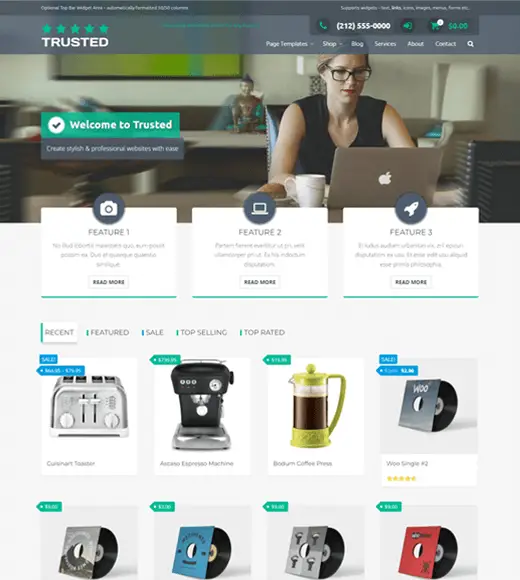 Thème WordPress de confiance