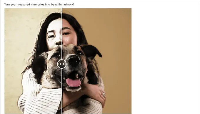 Come mostrare la foto prima e dopo in WordPress (con effetto diapositiva) How to show before and after photo in WordPress (with slide effect)