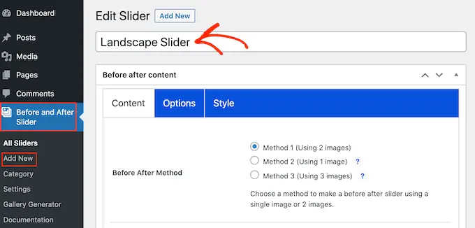 How to create a side by side comparison image in WordPress