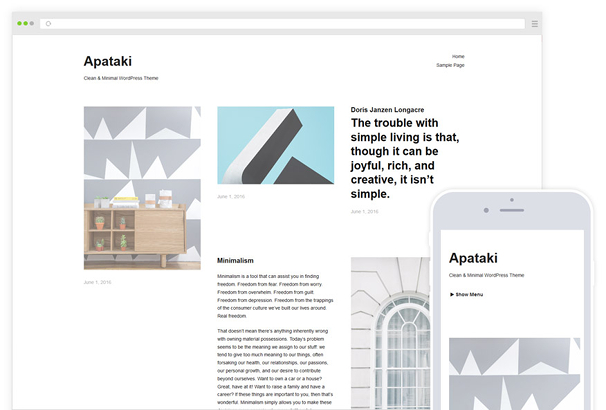 Motyw WordPress Apataki