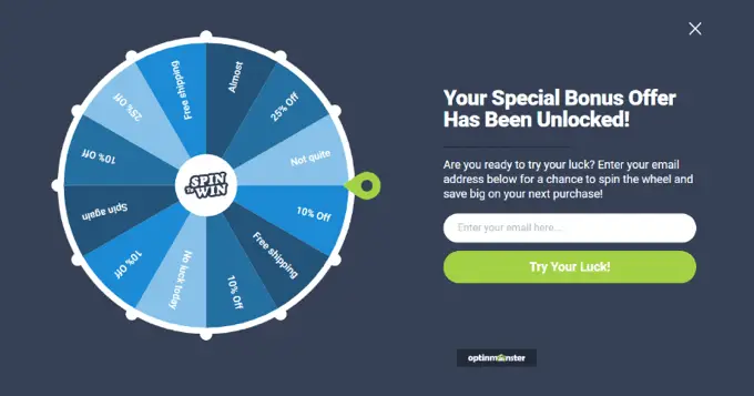 Campanie gamificată Spin a Wheel Gamified Spin a Wheel Campaign