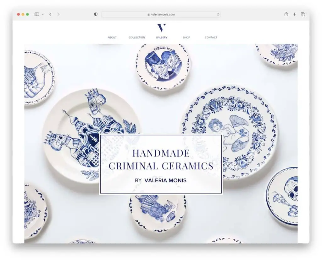 valeria monis exemplo de loja wix