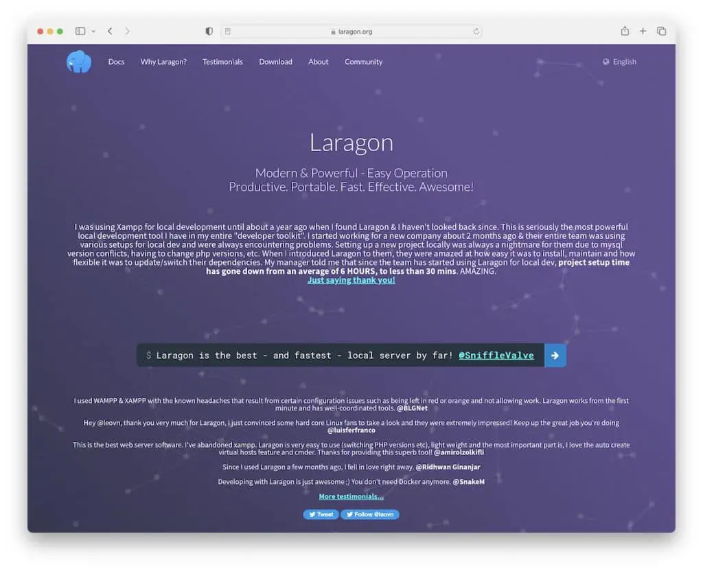 среда разработки laragon wordpress