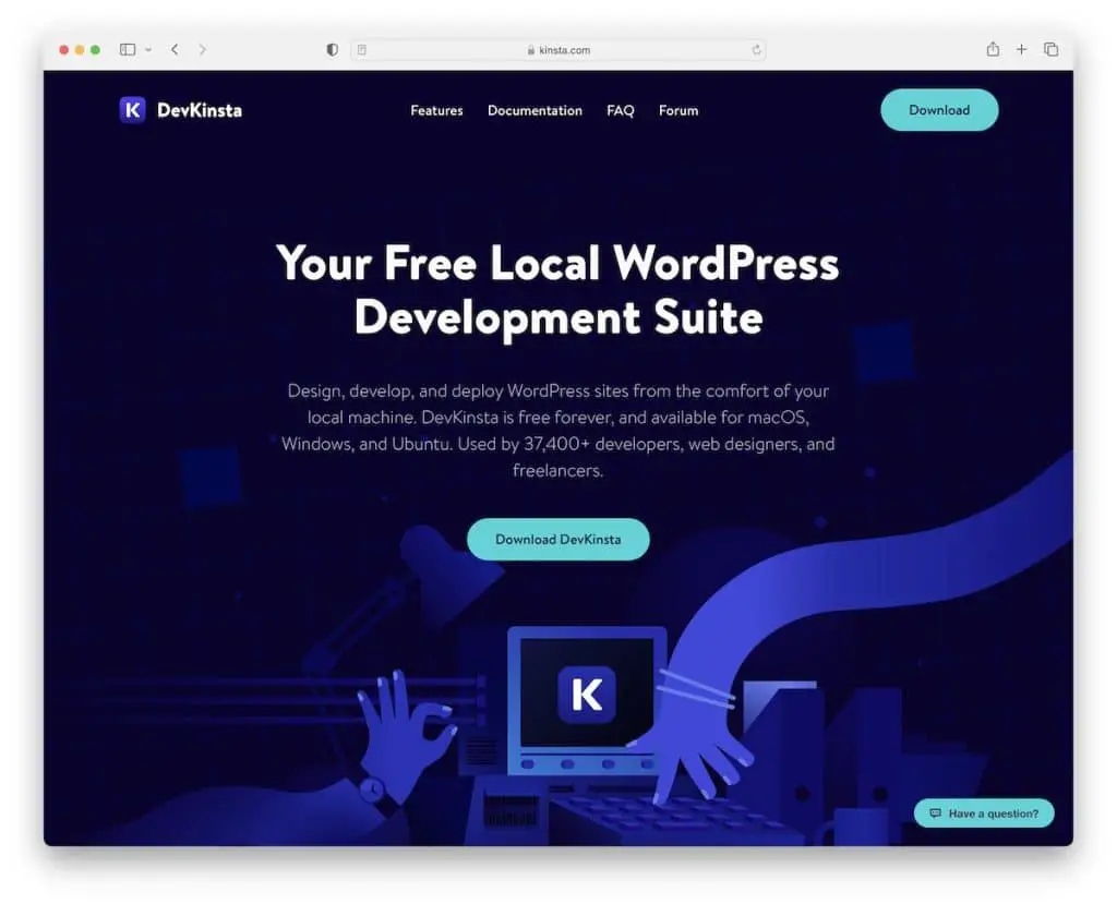 devkinsta бесплатная среда разработки wordpress