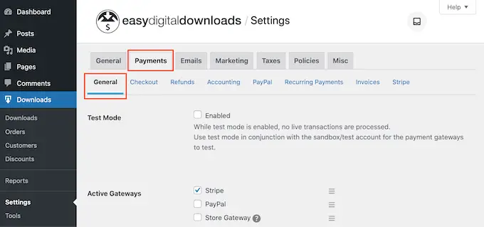 Adăugarea de gateway-uri de plată pe site-ul dvs. WordPress Adding payment gateways to your WordPress website