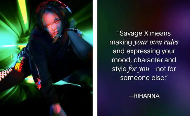Пример столпа бренда: Savage X Fenty