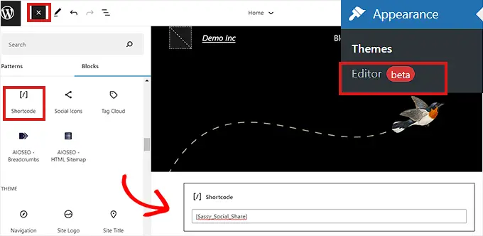 Aggiungi il pulsante di condivisione di WhatsApp nell'editor del sito completo Add WhatsApp share button in Full site editor