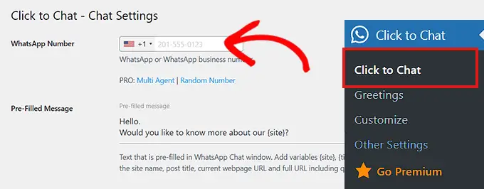 Fornisci il tuo numero di telefono WhatsApp Provide your WhatsApp phone number