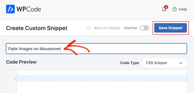 أضف تلاشيًا عند تحريك الماوس فوق الصور باستخدام WPCode Add a fade on mouseover animation to images using WPCode