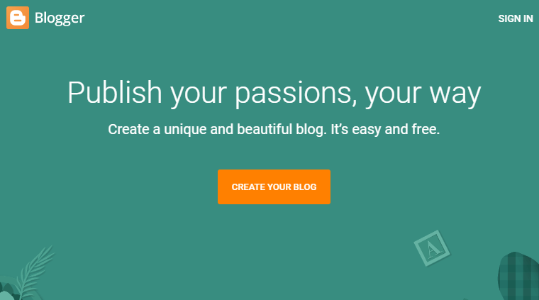 Blogger come CMS